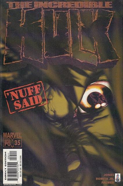 The Incredible Hulk N.35 Nuff Said - copertina