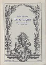 Terza Pagina Gazzetta Di Parma 1735/1946
