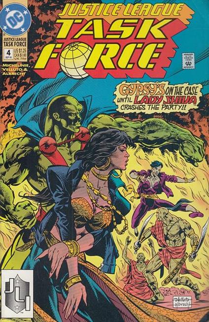 Justice League Task Force N.4 Originale - copertina