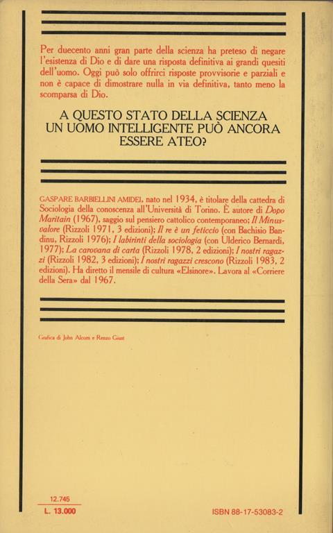 La riscoperta di Dio - Gaspare Barbiellini Amidei - 2