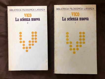 La scienza nuova giusta l'edizione del 1744 - Giambattista Vico - copertina