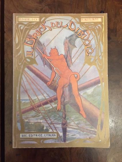 Il Brick del Diavolo - Emilio Salgari - copertina