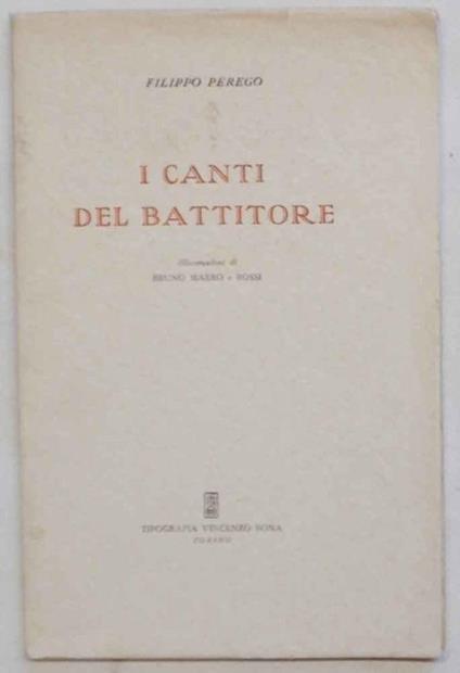 I Canti del Battitore - copertina