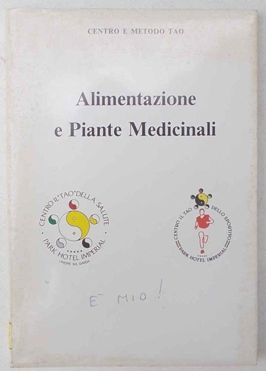 Alimentazione e piante medicinali - M. Corradin - copertina