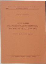 Luci e ombre dell'amministrazione britannica nel B