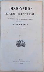 Dizionario geografico universale tratto dalle oper