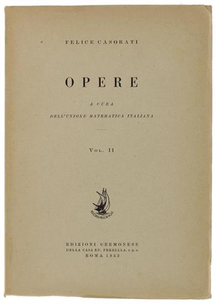 Opere - Felice Casorati - copertina
