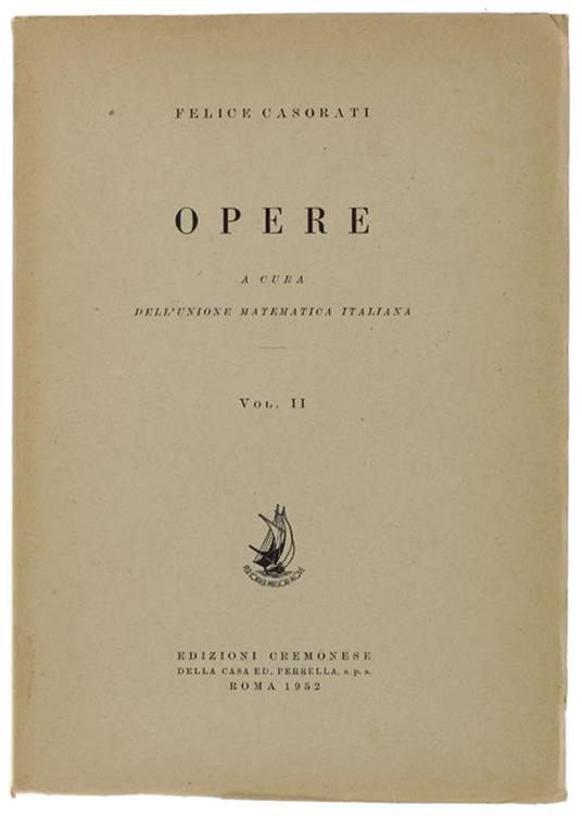Opere - Felice Casorati - copertina
