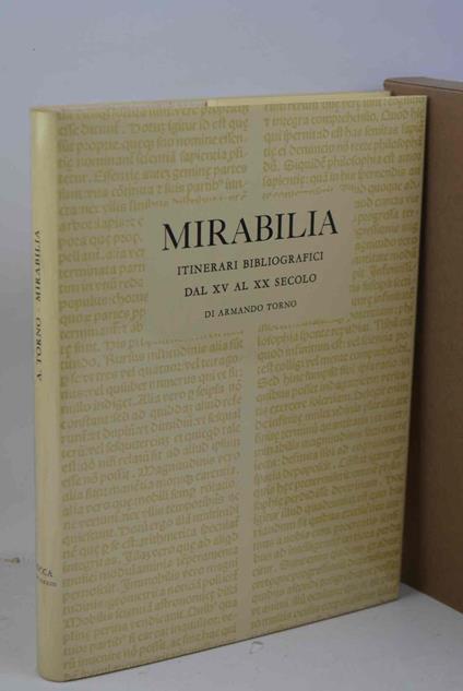 Mirabilia. Itinerari bibliografici dal XV al XX secolo - Armando Torno - copertina