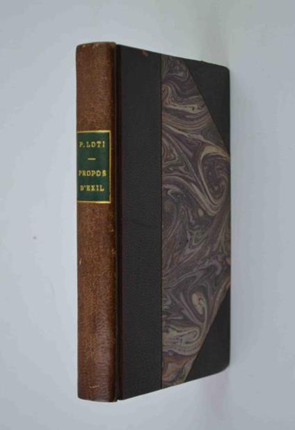 Propos d'exil - Pierre Loti - copertina