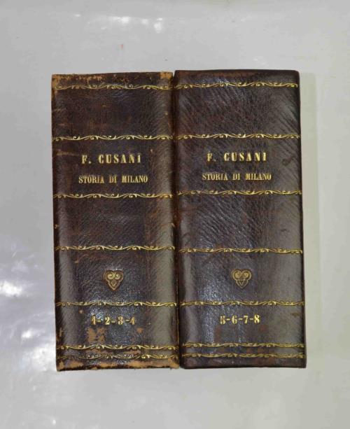 Storia di Milano dall'origine ai nostri giorni e cenni storico-statistici sulle città e province lombarde - Francesco Cusani - copertina