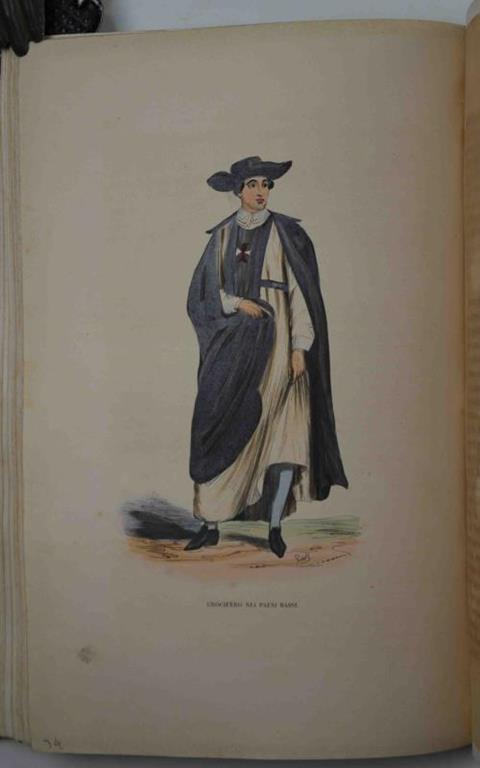 Descrizione storica degli Ordini Religiosi compilata sulle opere di Bonanni, D'Helyot, dell'ab. Tiron ed altre sì edite che inedite - Luigi Cibrario - copertina