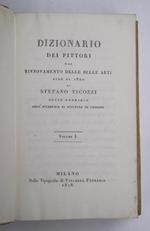 Dizionario dei pittori dal rinnovamento delle belle arti fino al 1800