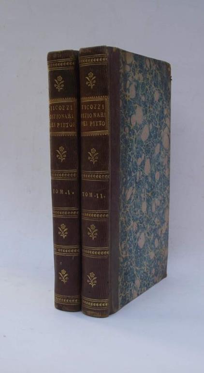 Dizionario dei pittori dal rinnovamento delle belle arti fino al 1800 - Stefano Ticozzi - copertina