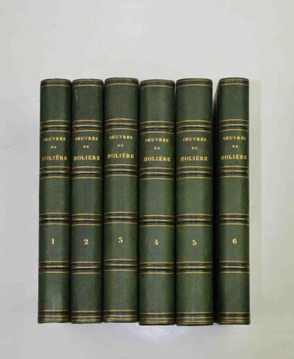 Oeuvres. avec le commentaires historiques et littéraire précédées du tableau des moeurs du dix-septième siècle, et de la vie de Moliére, par M. Petitot. - Molière - copertina