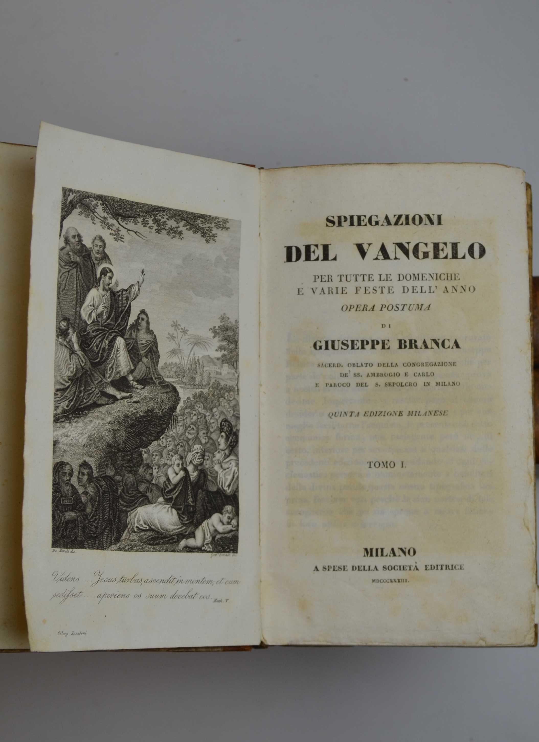 Spiegazione del vangelo per tutte le domeniche e varie feste dell'anno. Quinta edizione milanese