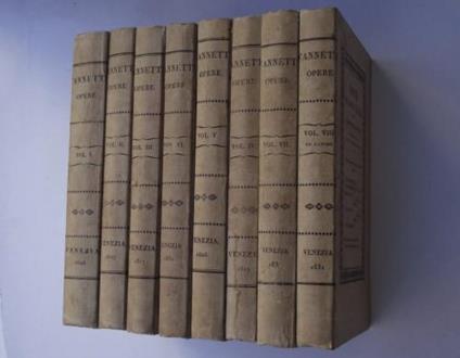 Opere italiane e latine - Clementino Vannetti - copertina