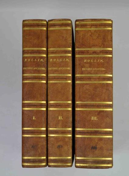 Oeuvres complètes avec eclaircissements par Emile Bères. Histoire ancienne - Charles Rollin - copertina