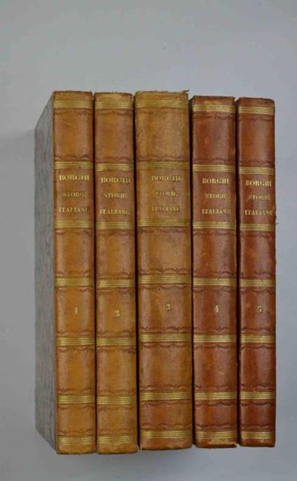 Sulle storie italiane dall'anno primo dell'era cristiana al 1840… - Giuseppe Borghi - copertina
