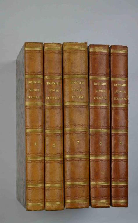 Sulle storie italiane dall'anno primo dell'era cristiana al 1840… - Giuseppe Borghi - copertina