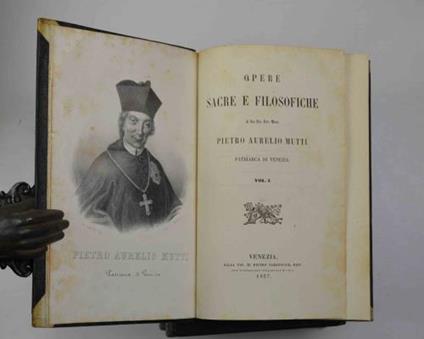 Opere sacre e filosofiche… - Pietro Mutti - copertina