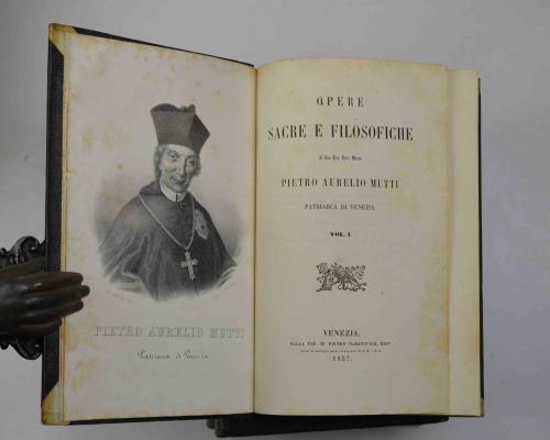 Opere sacre e filosofiche… - Pietro Mutti - copertina