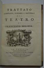 Trattato completo, formale e materiale del teatro