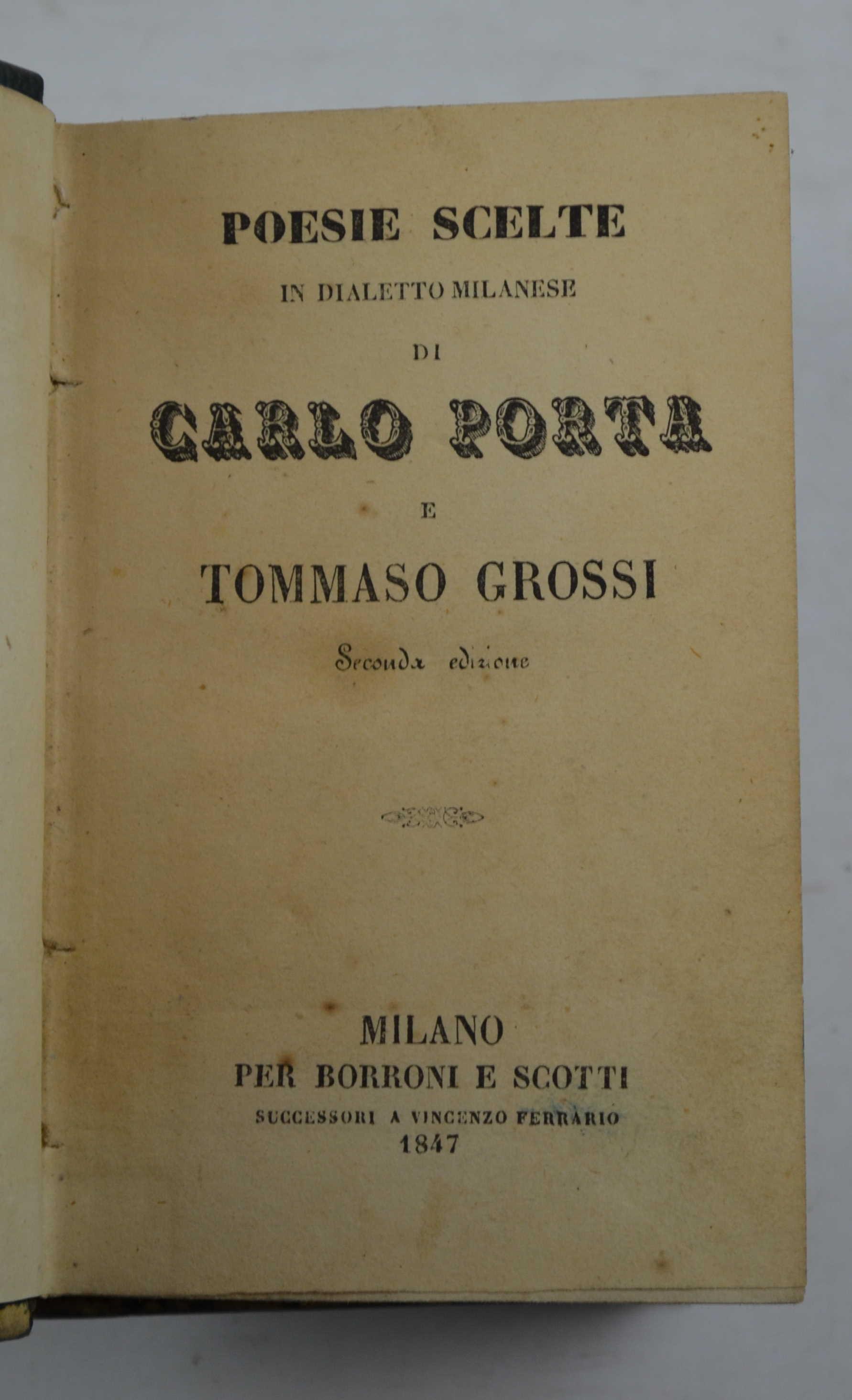 Poesie scelte in dialetto milanese…