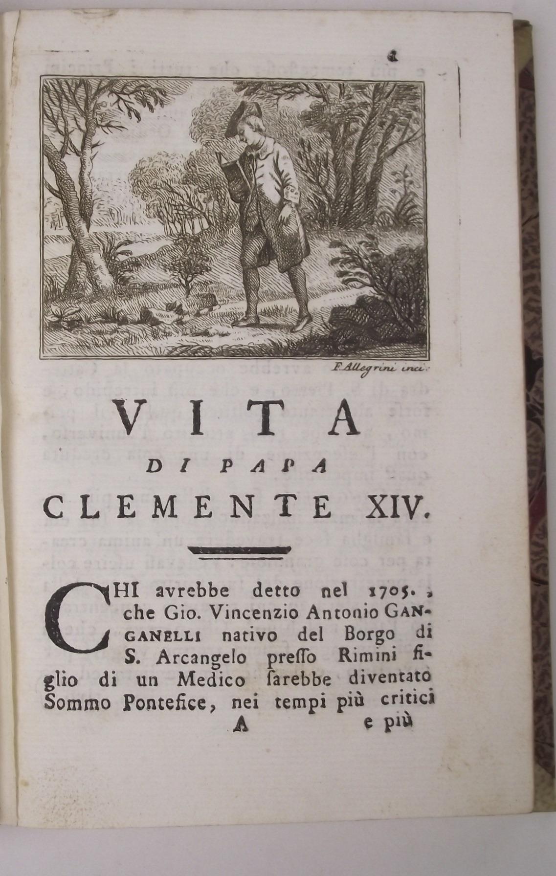 Vita del sommo pontefice Clemente XIV. Ganganelli tradotta dall'originale francese