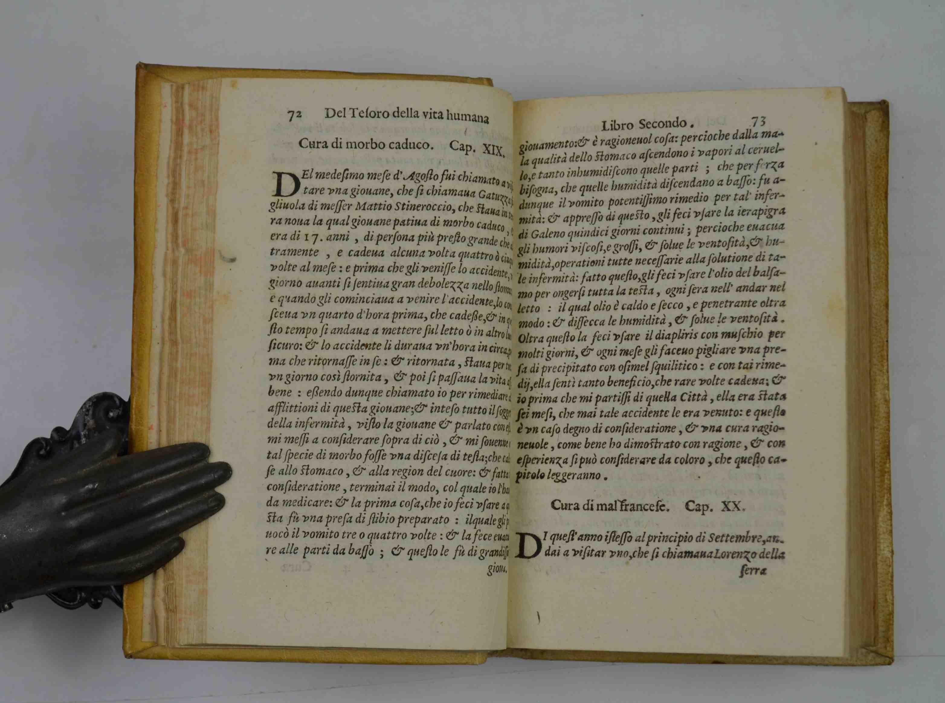Il Tesoro della Vita Humana Diviso in quattro Libri Di nuovo Ristampato, e con diligenza corretto