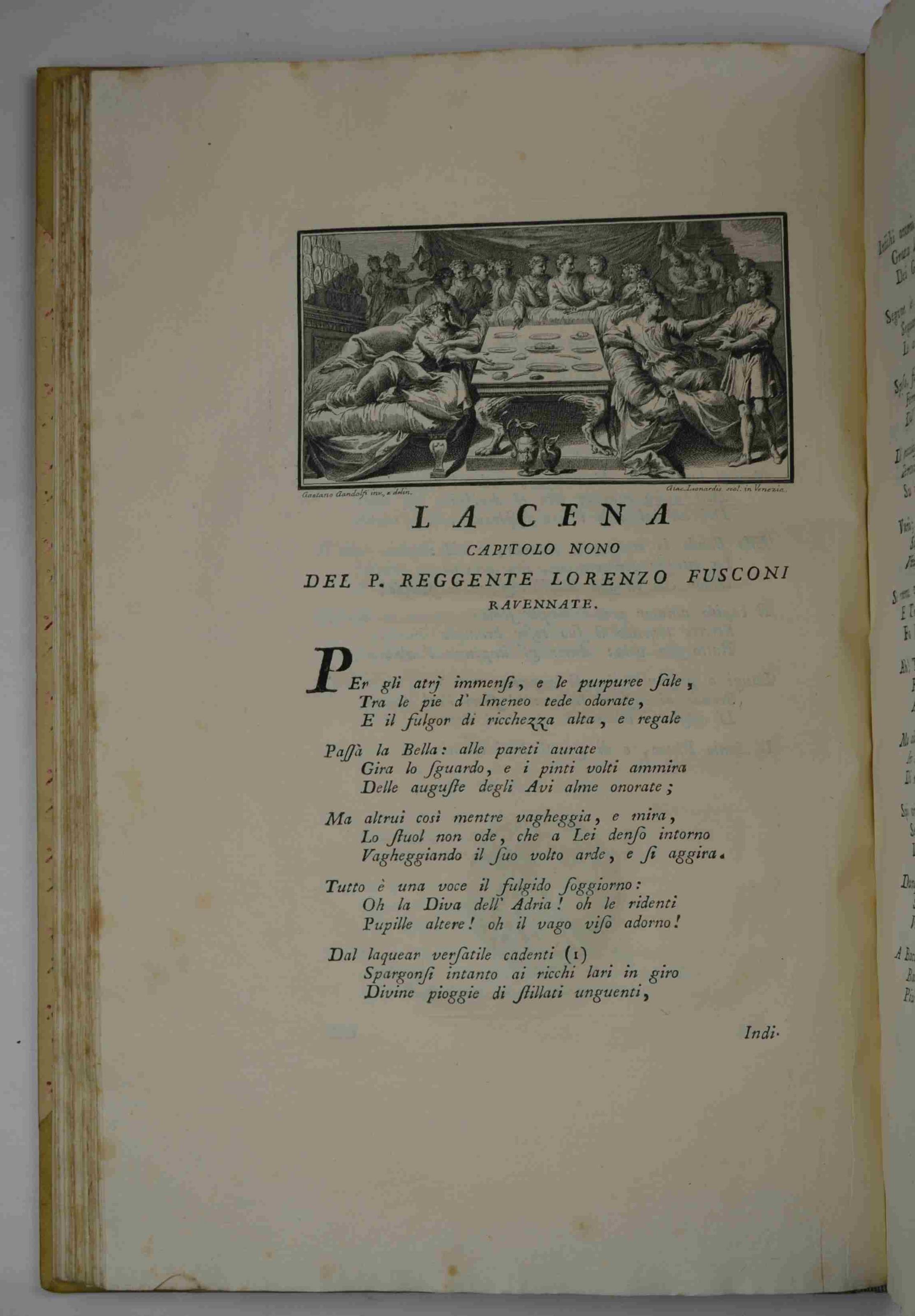 I riti nuziali degli antichi romani. Per le nozze di Sua Eccellenza Don Giovanni Lambertini e Donna Lucrezia Savorgnan