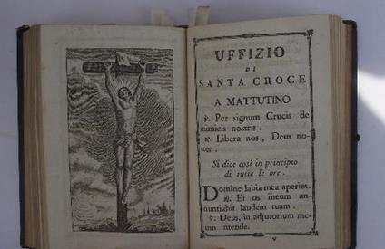 Officium Beatae Mariae Virginis S. Pii V. Pontificis Maximi Jussu editum Con l'Uffizio de Morti, Sette Salmi con li Vesperi - copertina