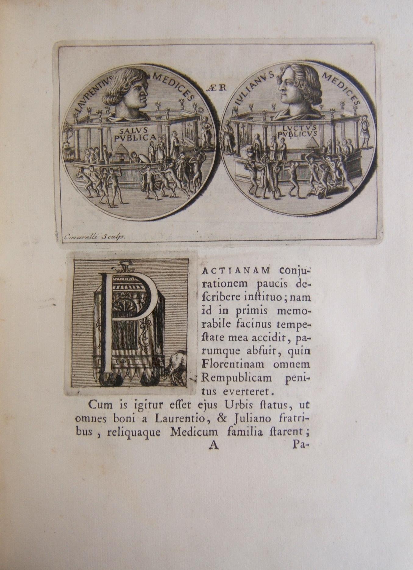 Conjurationis Pactianae anni MCCCCLXXVIII. Commentarium. Documentis, Figuris, Notis nunc primum inlustratum cura, et studio Ioannis Adimari…
