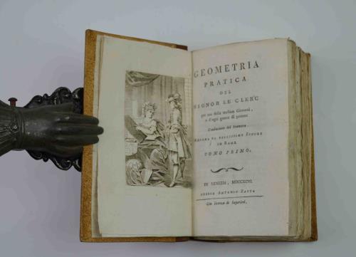 Geometria pratica del signor Le Clerc per uso della studiosa gioventù e d'ogni genere di persone. Traduzione del Franzese adorna di bellissime figure in rame - Sebastiano Le Clerc - copertina