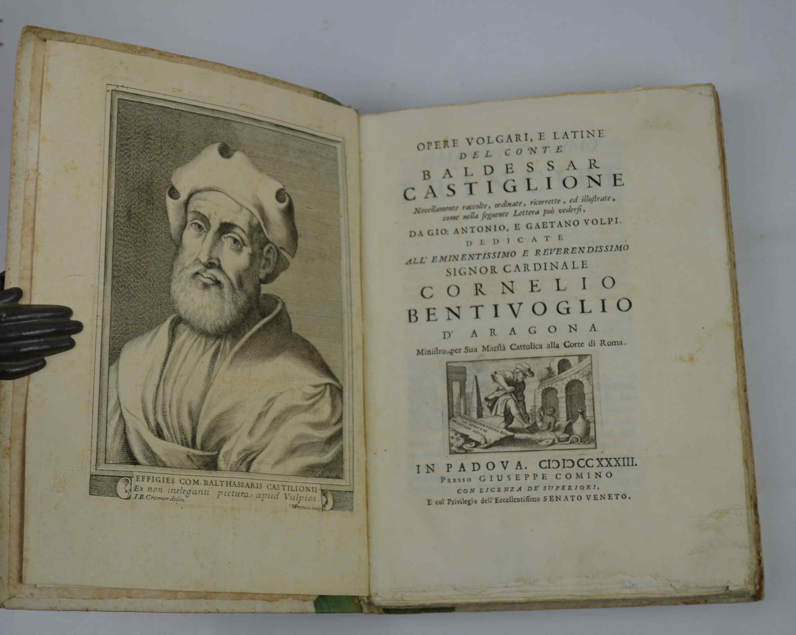Opere volgari, e latine… novellamente raccolte, ordinate, ricorrette, ed illustrate, come nella seguente Lettera può vedersi, da Gio: Antonio e Gaetano Volpi…