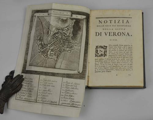 Compendio della Verona illustrata principalmente ad uso de' forestieri… Coll'aggiunta del museo lapidario e d'altre notizie importanti, e nuovi rami - Scipione Maffei - copertina