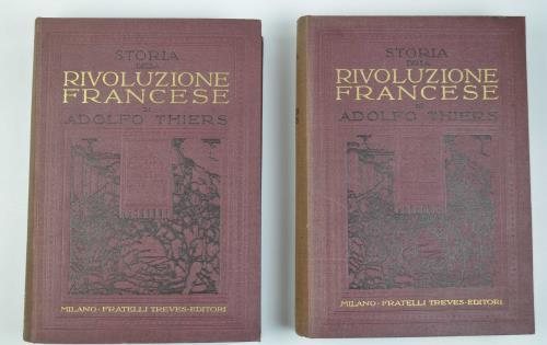 Storia della rivoluzione francese - Adolphe Thiers - copertina