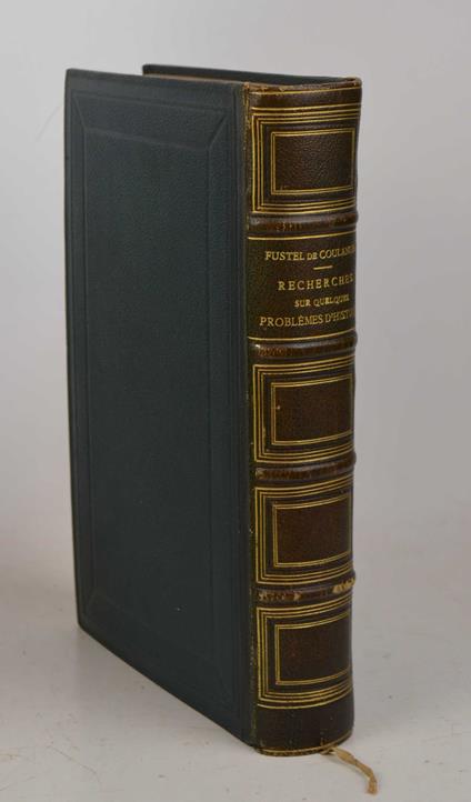 Recherches sur quelques problèmes d'histoire - Fustel de Coulanges - copertina