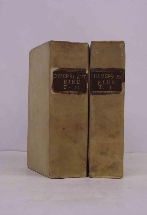 Il primo (-secondo) volume delle rime scelte di diversi autori, di nuovo corrette e ristampate. Aggiuntevi molti sonetti nel secondo volume - copertina
