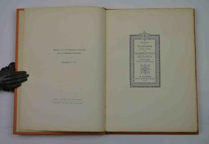 Fregi e majuscole incise e fuse da Giambattista Bodoni direttore della Stamperia Reale - copertina