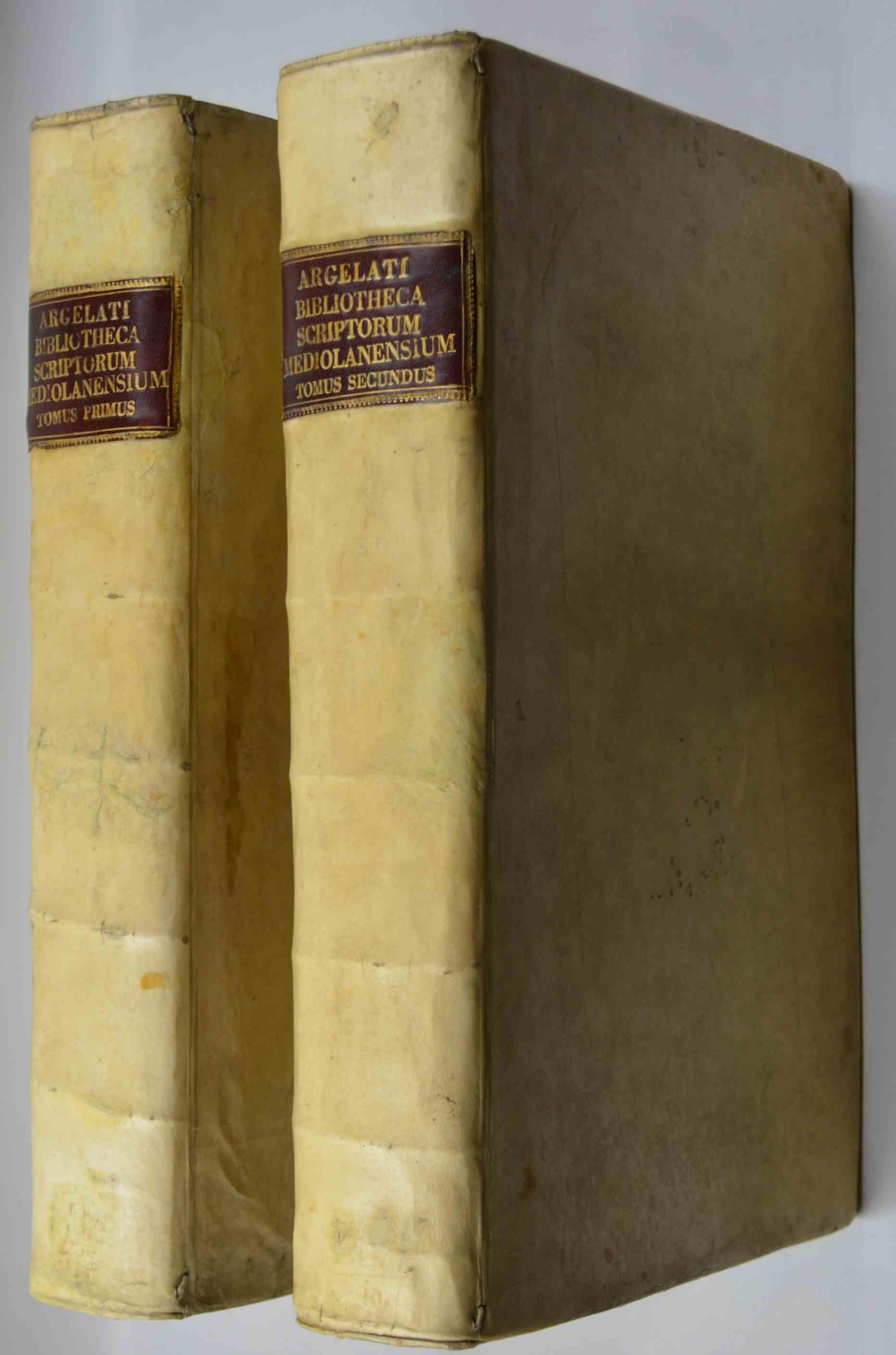 Bibliotheca scriptorum mediolanensium seu acta, et elogia virorum omnigena eruditione illustrium, qui in metropoli insubriae, oppidisque circumjacentibus orti sunt