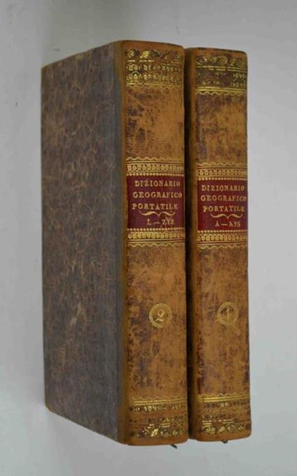 Nuovo dizionario geografico portatile che contiene la descrizione generale e particolare delle cinque parti del mondo conosciuto - Konrad Malte Brun - copertina