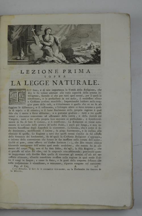 Saggio di lezioni sulle verità fondamentali della religione di Francesco Castelli canonico teologale della chiesa cattedrale di Asolo - Francesco Castelli - copertina