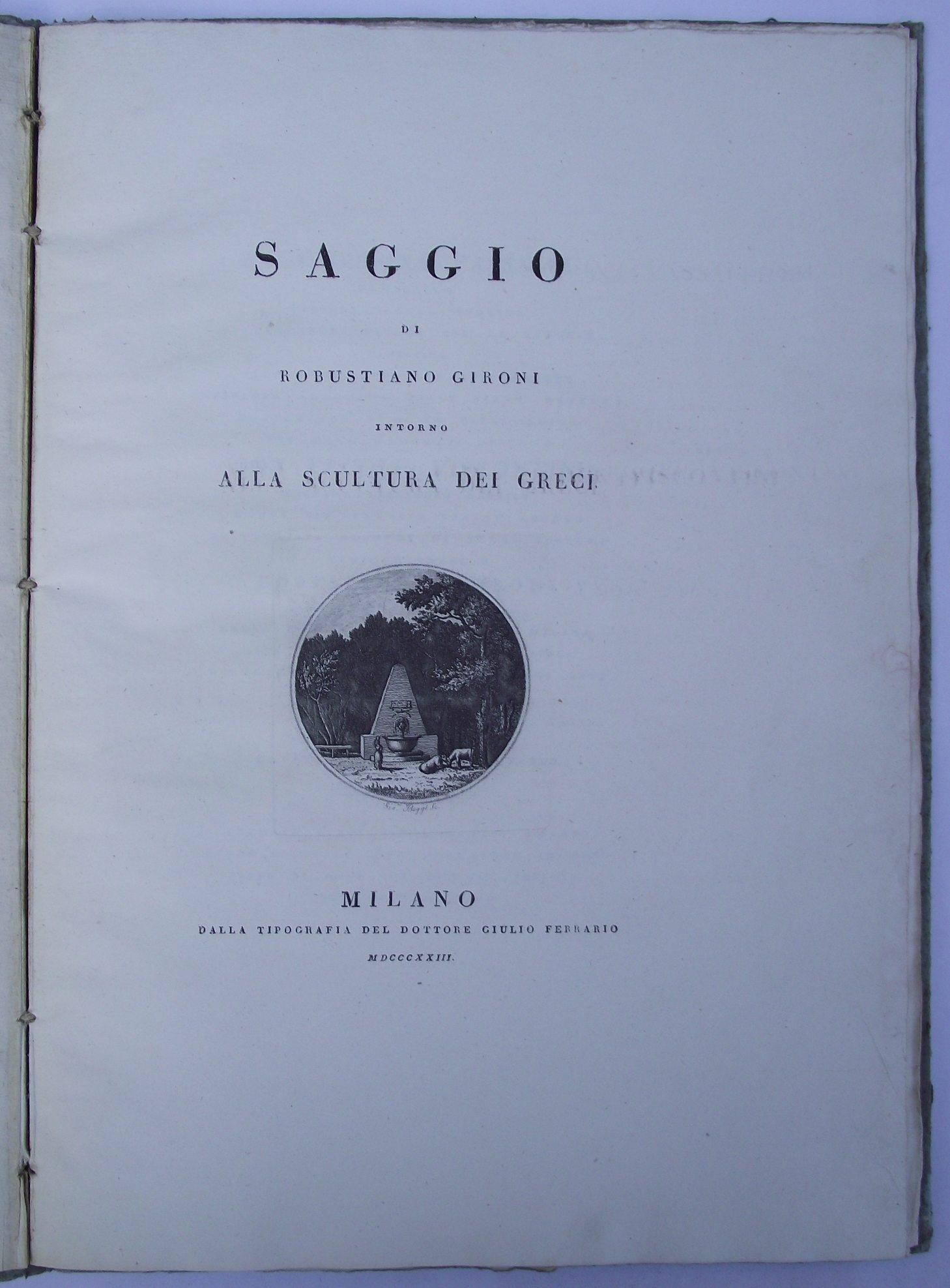 Saggio… intorno alla scultura dei greci
