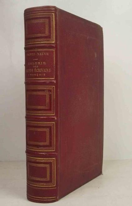 Nouvelle galerie des grands écrivans francais tirée des causeries du lundi et des portaits littéraires. - Charles A. Sainte-Beuve - copertina
