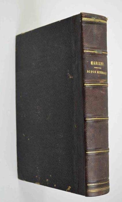 Geografia medica dell'Italia. Acque minerali. Notizie… - Luigi Marieni - copertina
