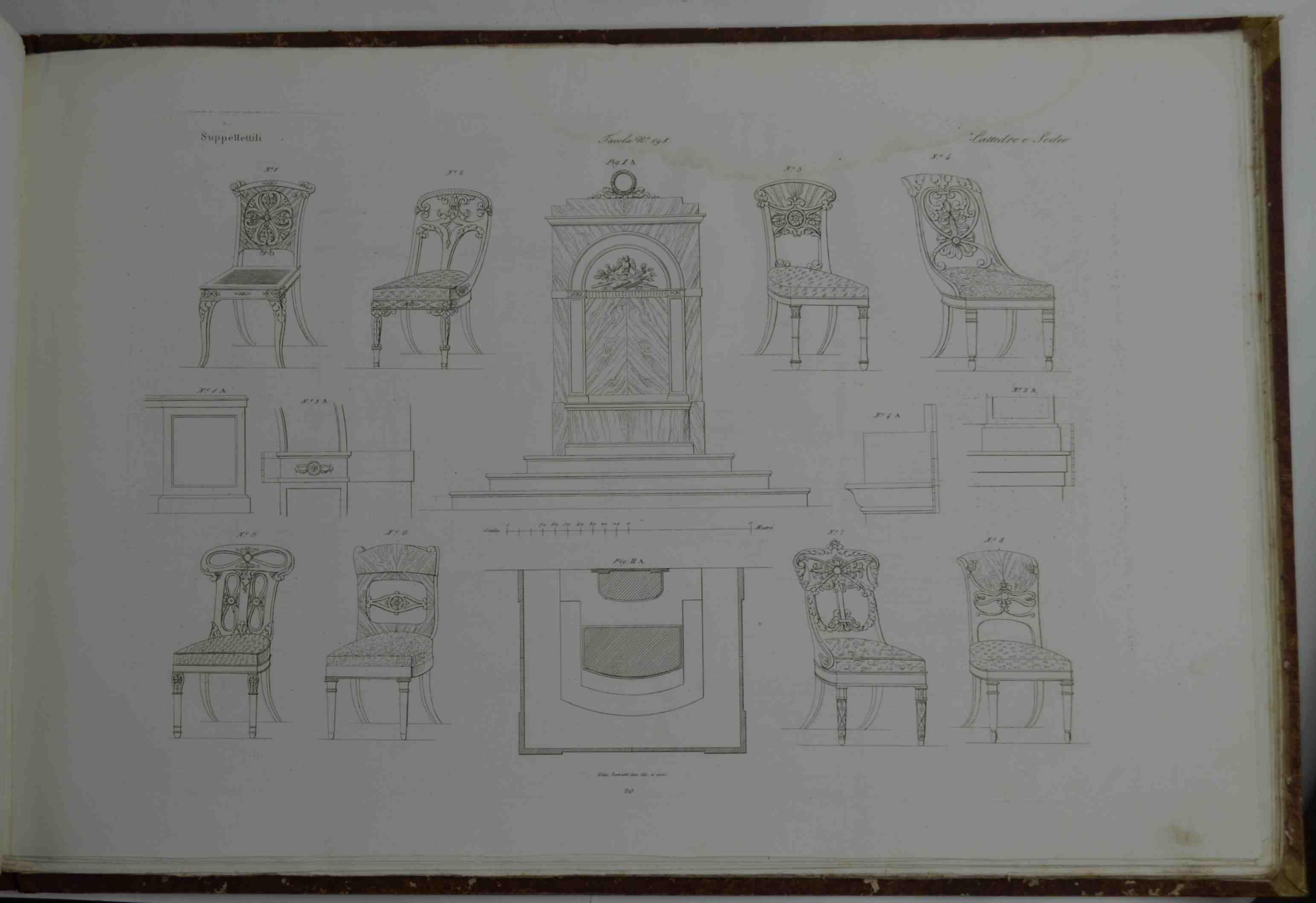 Studii architettonico-ornamentali nei quali si comprendono riduzioni di fabbricati in ogni materia variamente modificati, parti architettoniche, decorazioni, grandi suppellettili, ec…