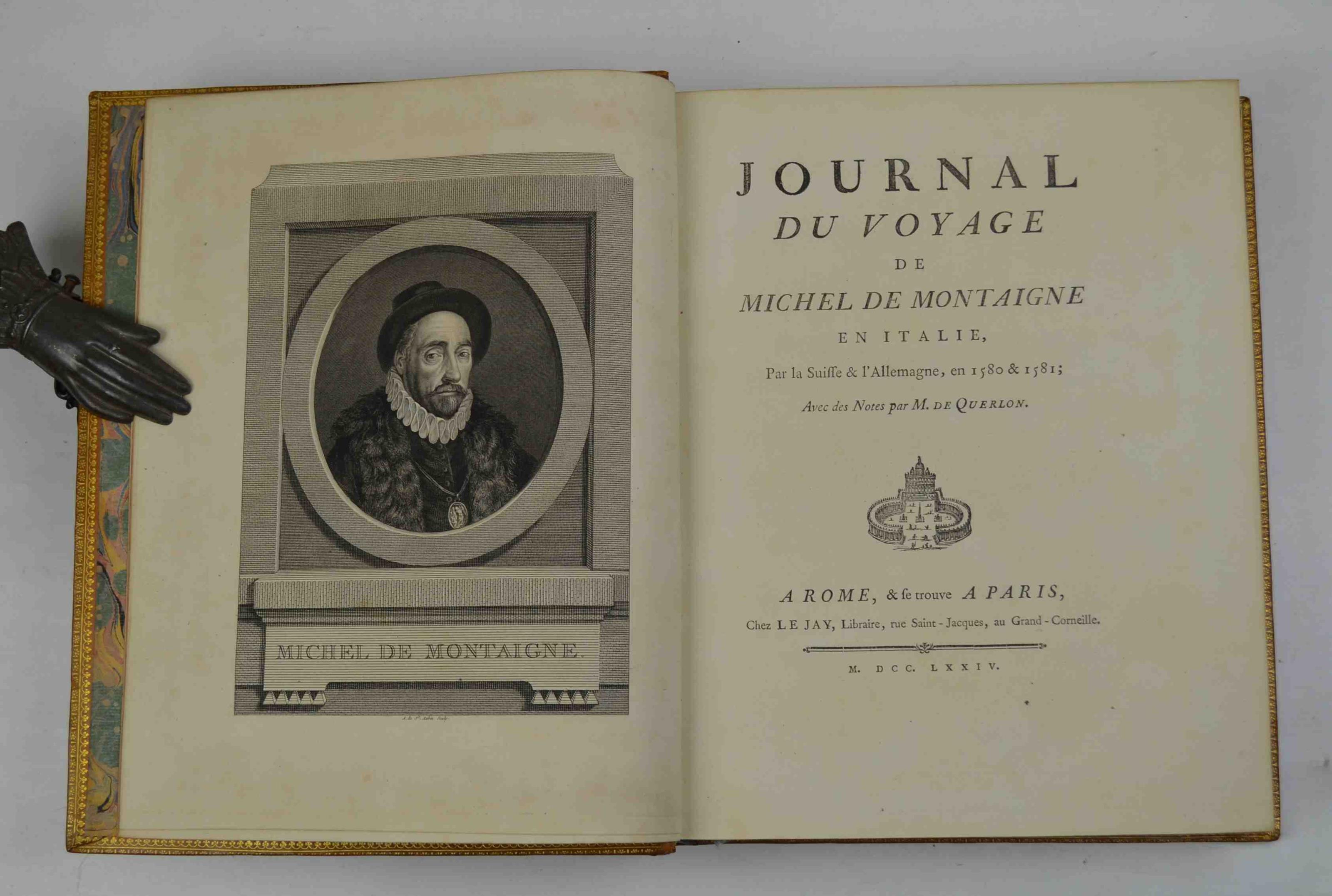 Journal du Voyage. en Italie, par la Suisse et l’Allemagne en 1580 et 1581