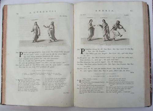 Comoediae ex recensione Danielis Heinsii, collata ad antiquissimos mss. codices Bibliothecae Vaticanae cum variationibus lectionibus larvis et personis depromptis ex eisdem codicibus et italica versione… - copertina