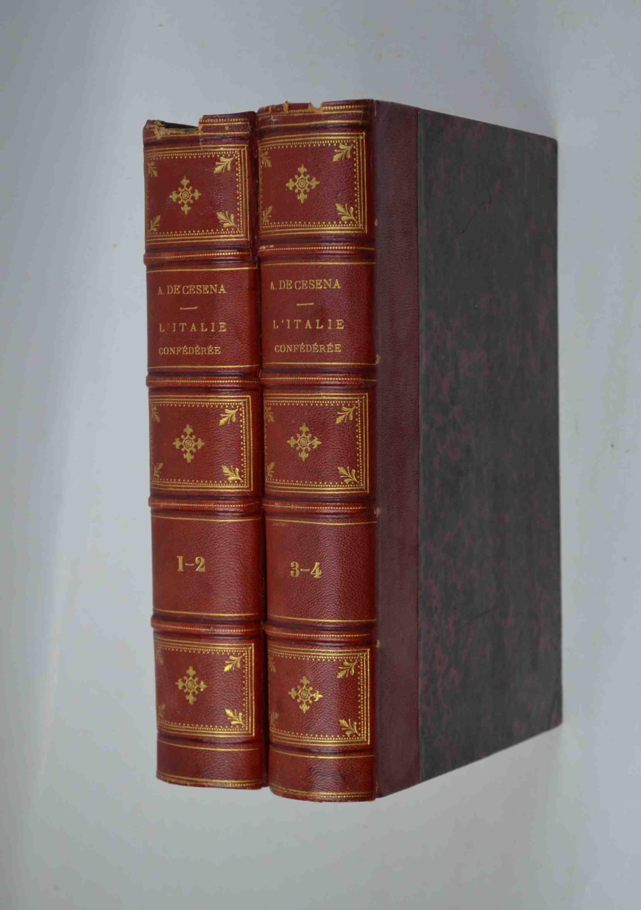 L' Italie confédérée. Histoire politique, militaire et pittoresque de la Campagne de 1859. Illustré de portraits et batailles gravées sur acier et de types militaires coloriés des armées française, piémontaise et autrichienne.